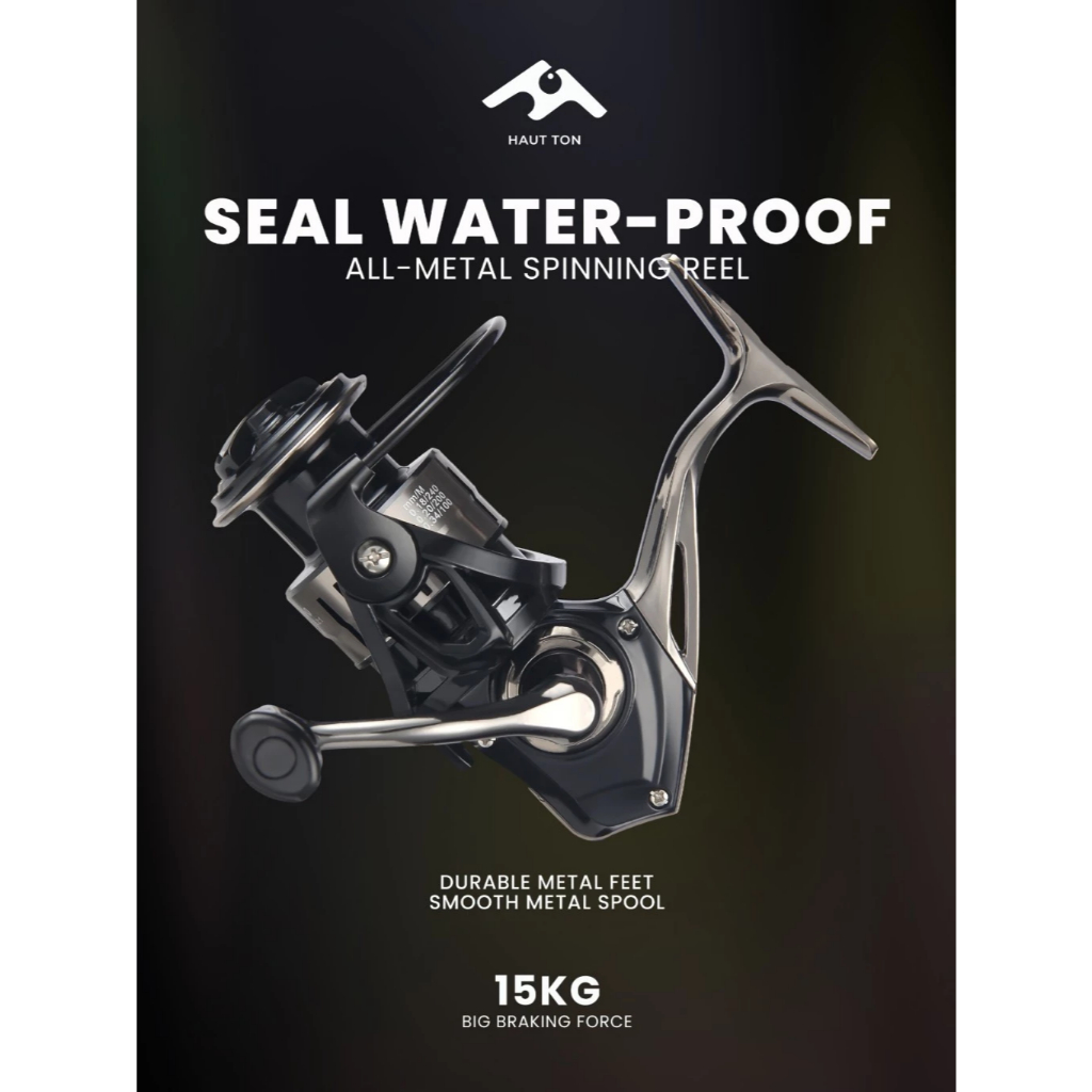 รอกตกปลาแบบหมุน HAUTTON BG BLACK KNIGHT