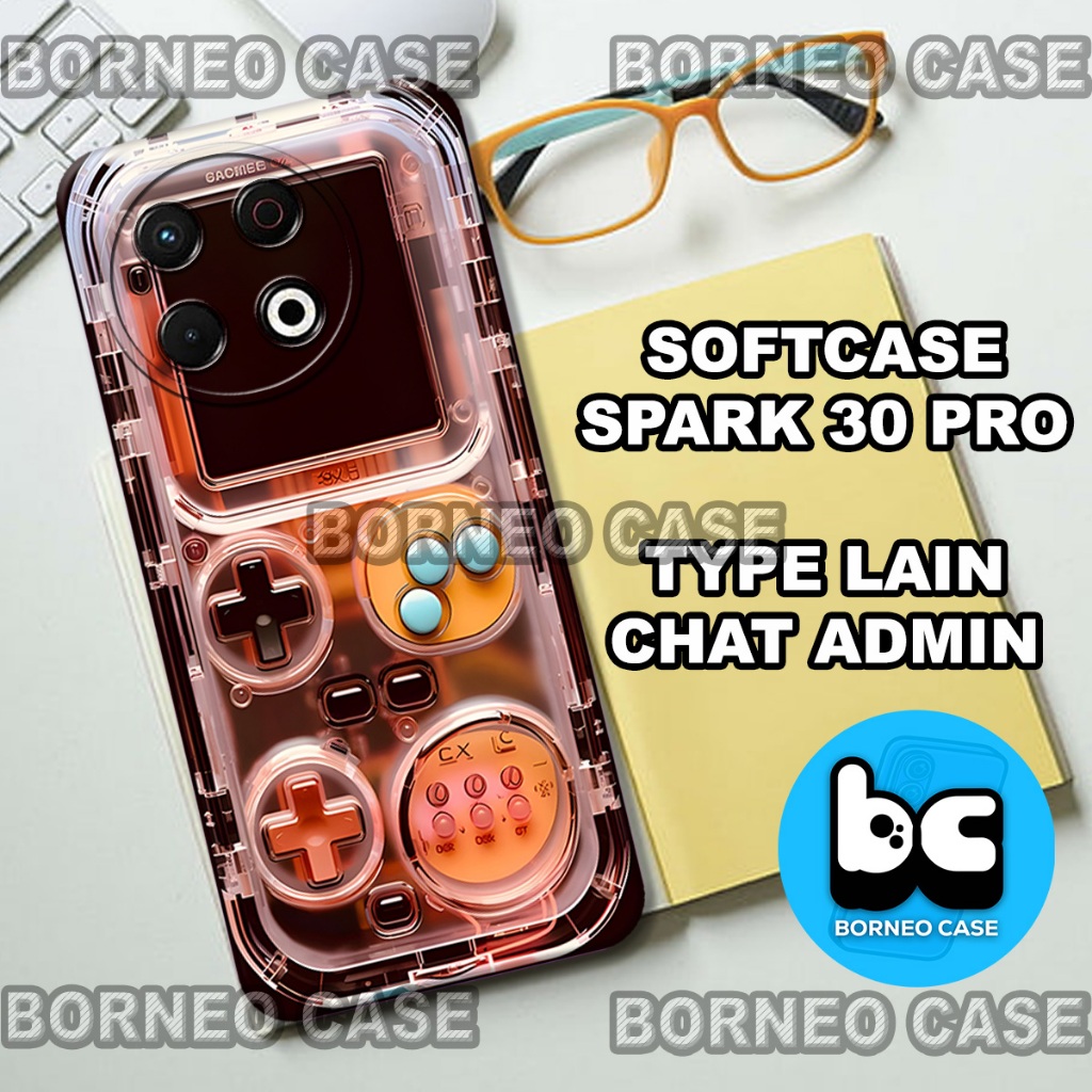 (BC52) ล่าสุด Procamera SOFTCASE สําหรับ TECNO SPARK 30 PRO I HP GAME MOTIF I กรณี TECNO SPARK 30 PR