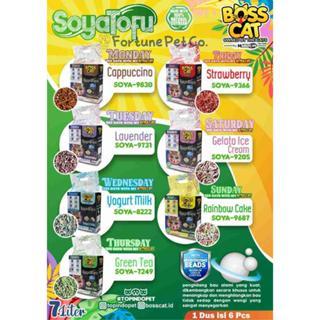 Kofu Bosscat cat Litter 7 L - Boss cat Scented Litter ทรายแมวหนูแฮมสเตอร์กระต่ายเต้าหู้