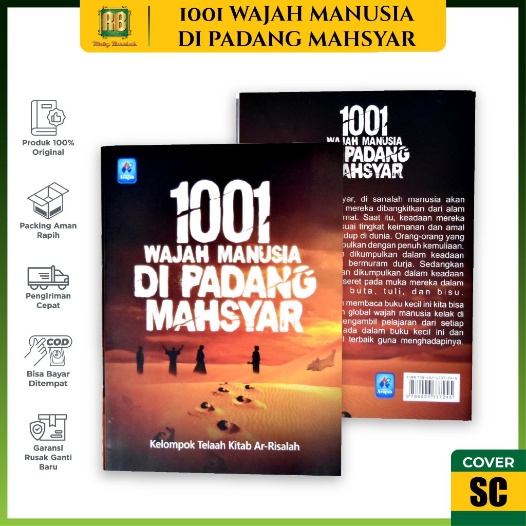 1001 Human Faces ใน Mahsyar Field (กระเป๋า) Ar-Risalah Book Study Group - Pustaka Arafah