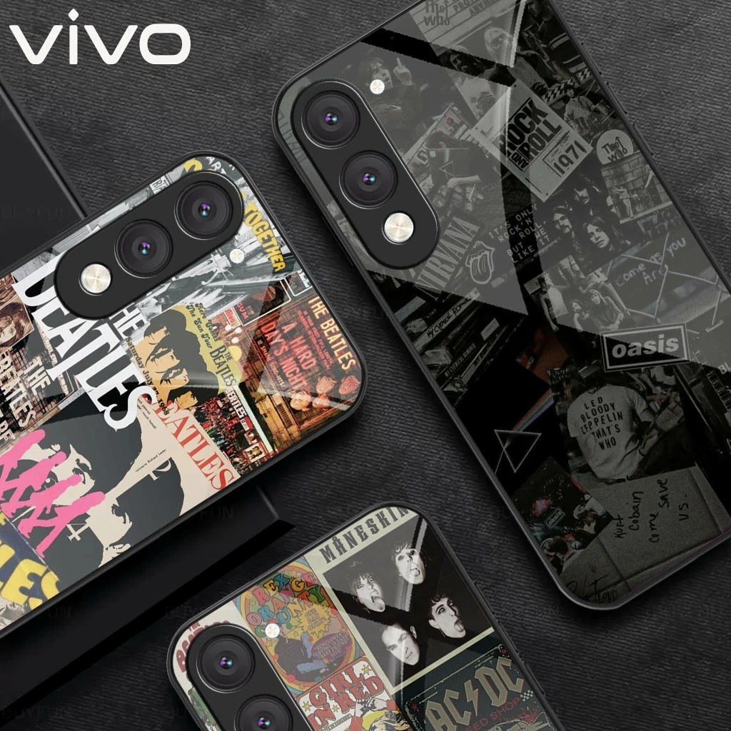 Softcase Glass Case Vivo Y04 4G ล่าสุด 2025 Vivo Y04 4G เคสมือถือ - อุปกรณ์โทรศัพท์มือถือ - Vivo Y04