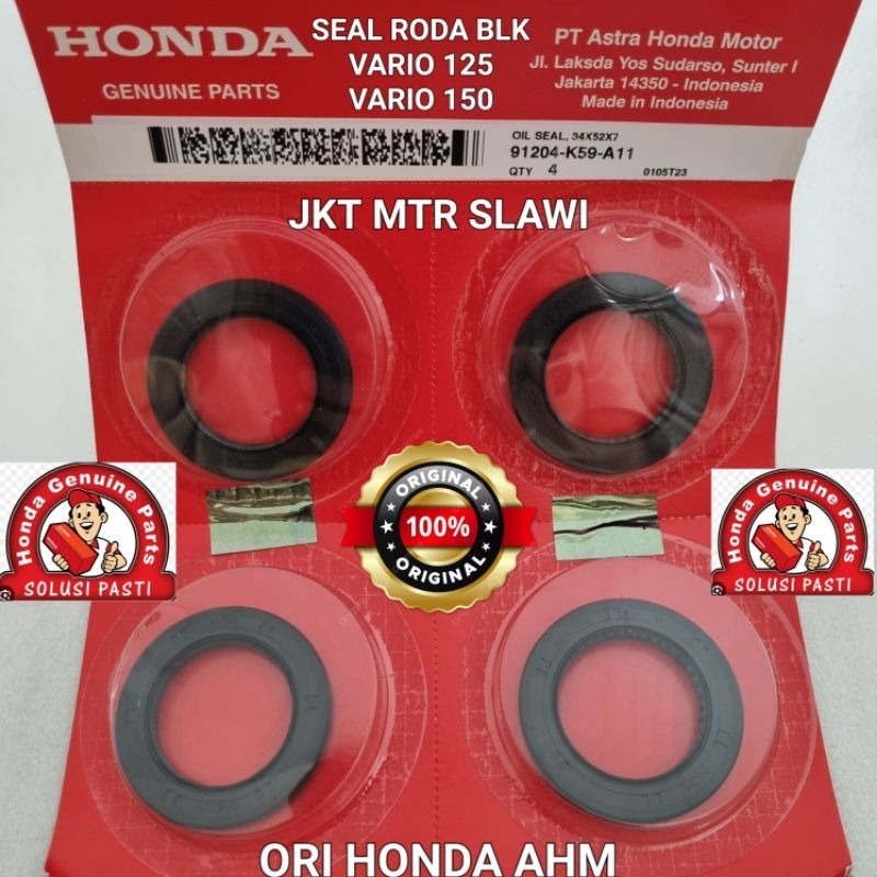 91204-K59-A11 ซีลล้อหลัง vario 125 vario 150 pcx 150 adv 150 original honda ahm, homda ahm, honda แท
