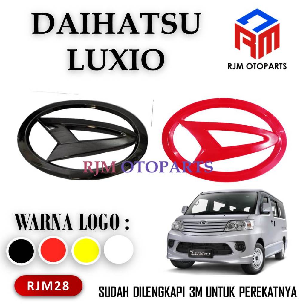 DAIHATSU LUXIO CAR EMBLEM LOGO FRONT, REAR - RJM28
