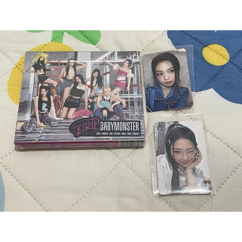 [READY] Babymonster Drip Album Sealed Photocard POB Makestar Ahyeon Ruka