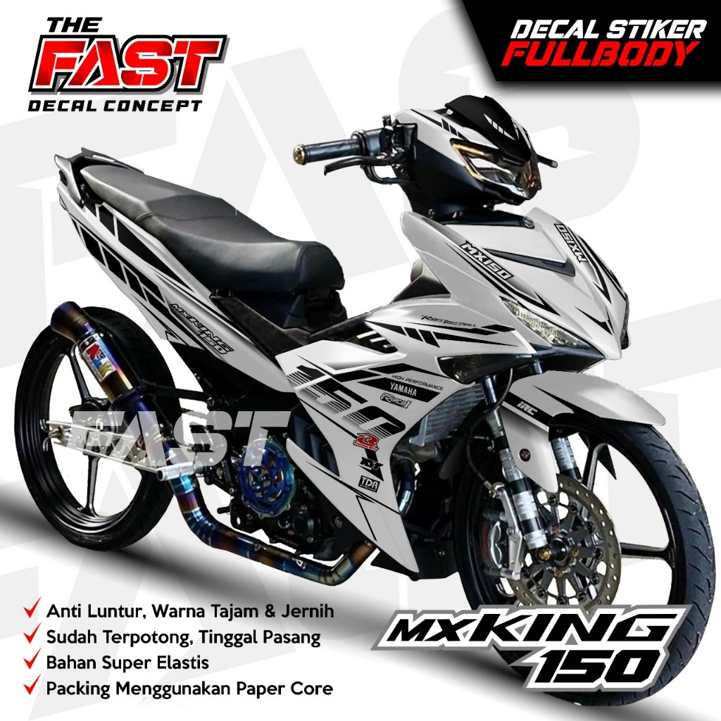 Decal Mx King V2 Decal สติกเกอร์ Mx King New V2 Full Body การออกแบบล่าสุด Motif Simple Cool Striping