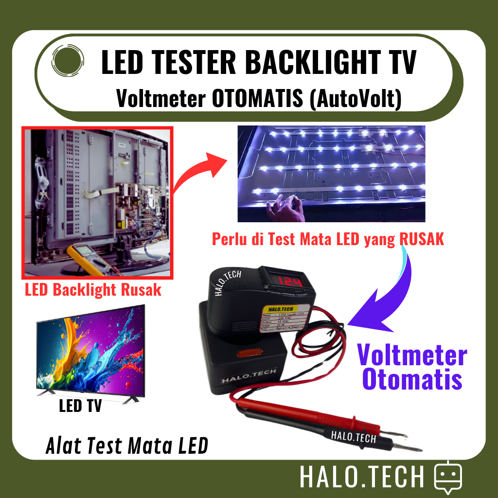 LED TV Backlight Tester Auto Volt แบ็คไลท์อัตโนมัติทีวีโคมไฟ