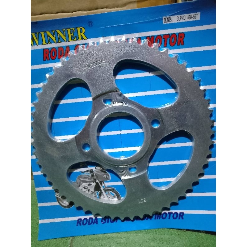 GLPRO 55T REAR GEAR WINNER ยี่ห้อ 428X55T