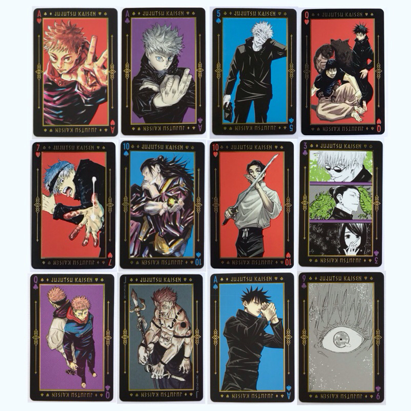 การ์ดเล่น Jujutsu Kaisen / Trump Card Official - Gojo Eto Yuuji Megumi Yuuta