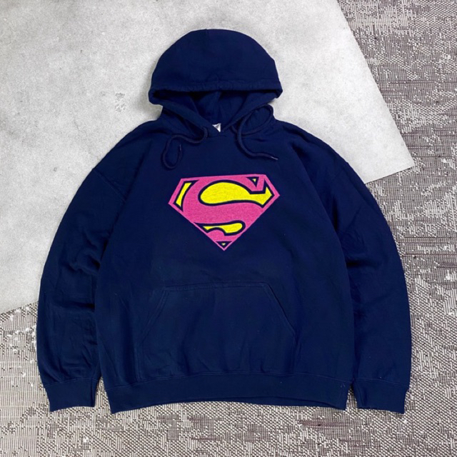 GILDAN SUPERMAN HOODIE ไซส์ L