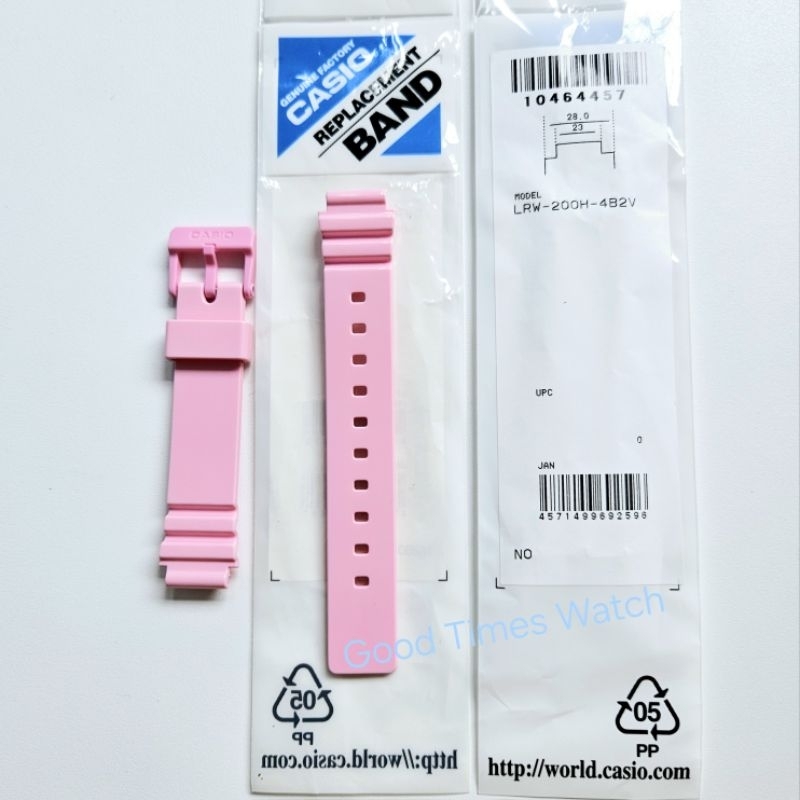 CASIO LRW-200H-4B2V LRW 200H LRW 200 PINK CASIO ORIGINAL STRAP