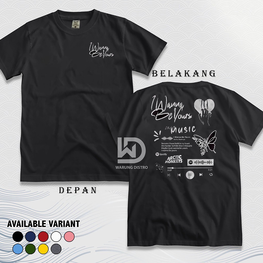 I WANNA BE YOURS TSHIRT พรีเมี่ยม