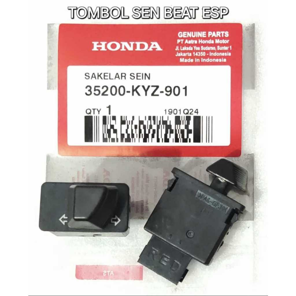 TOMBOL BEAT VARIO TURN BUTTON Honda BEAT Vario 125 FI สวิตช์ไฟเลี้ยว 35200KYZ901
