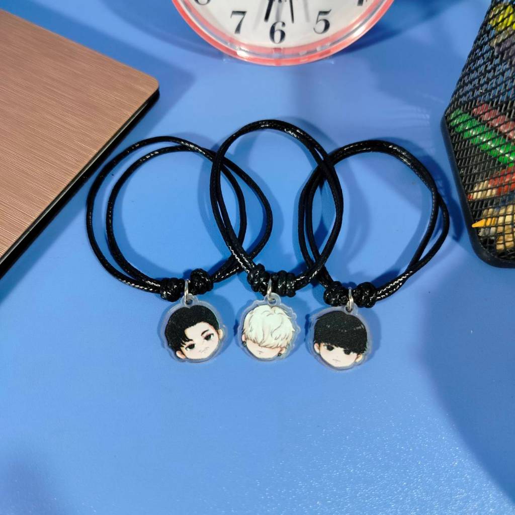 GANTUNGAN Bracelet Manhwa Lookism - สร้อยข้อมือเชือกชาร์มเดี่ยวอนิเมะ - Park Houseok อะคริลิคแขวนรุ่