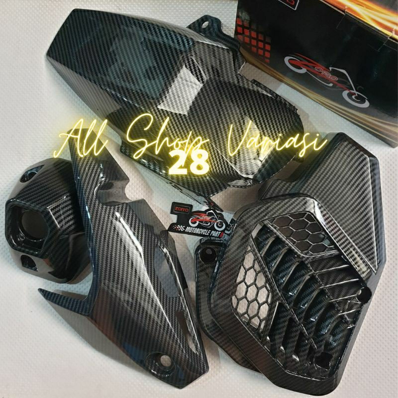 ฝาครอบคาร์บอน CVT ADV 150 Filter - Exhaust - หม้อน้ํา - Funnel - บังโคลนหน้า - Under fender - Speedo