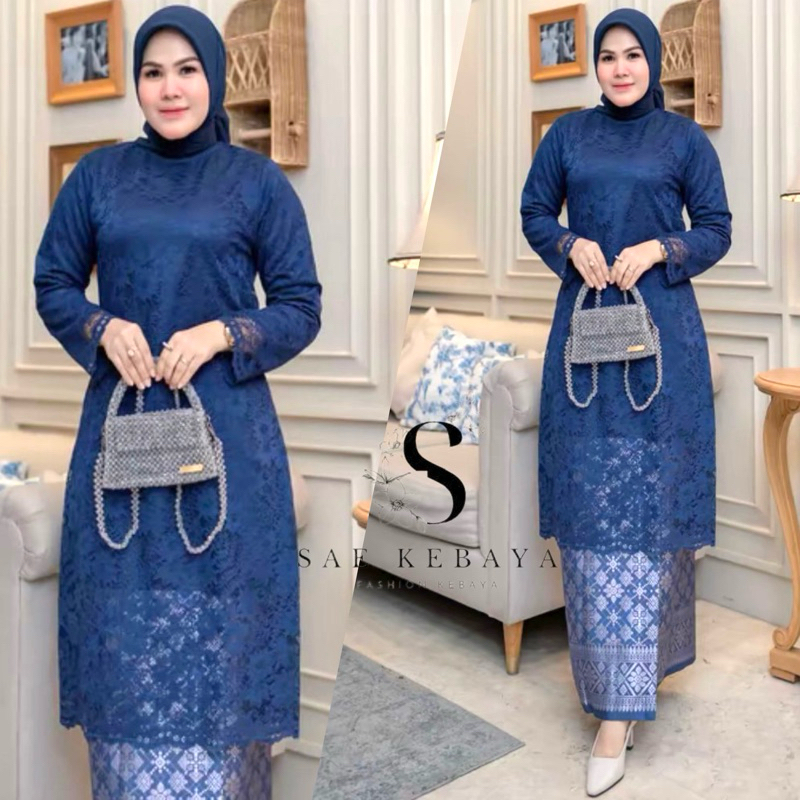 Modern Brocade Tunic Kebaya Set - Modern Party Kebaya - Modern Graduation Kebaya - ข้อเสนอ Kebaya - 