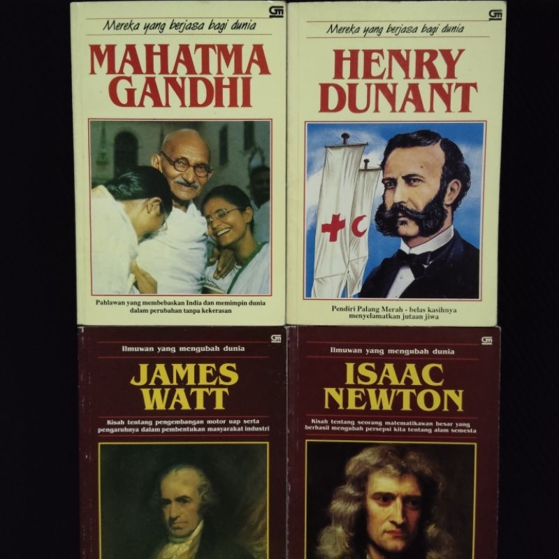 หนังสือต้นฉบับ • นักวิทยาศาสตร์และตัวเลขที่เปลี่ยนโลก / JAMES WATT / ISAAC NEWTON / HENRY DUNANT / M