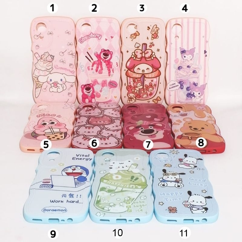 (02) FANCY STYLE CASE สําหรับ SAMSUNG A34 - WAVE CASE SERIES