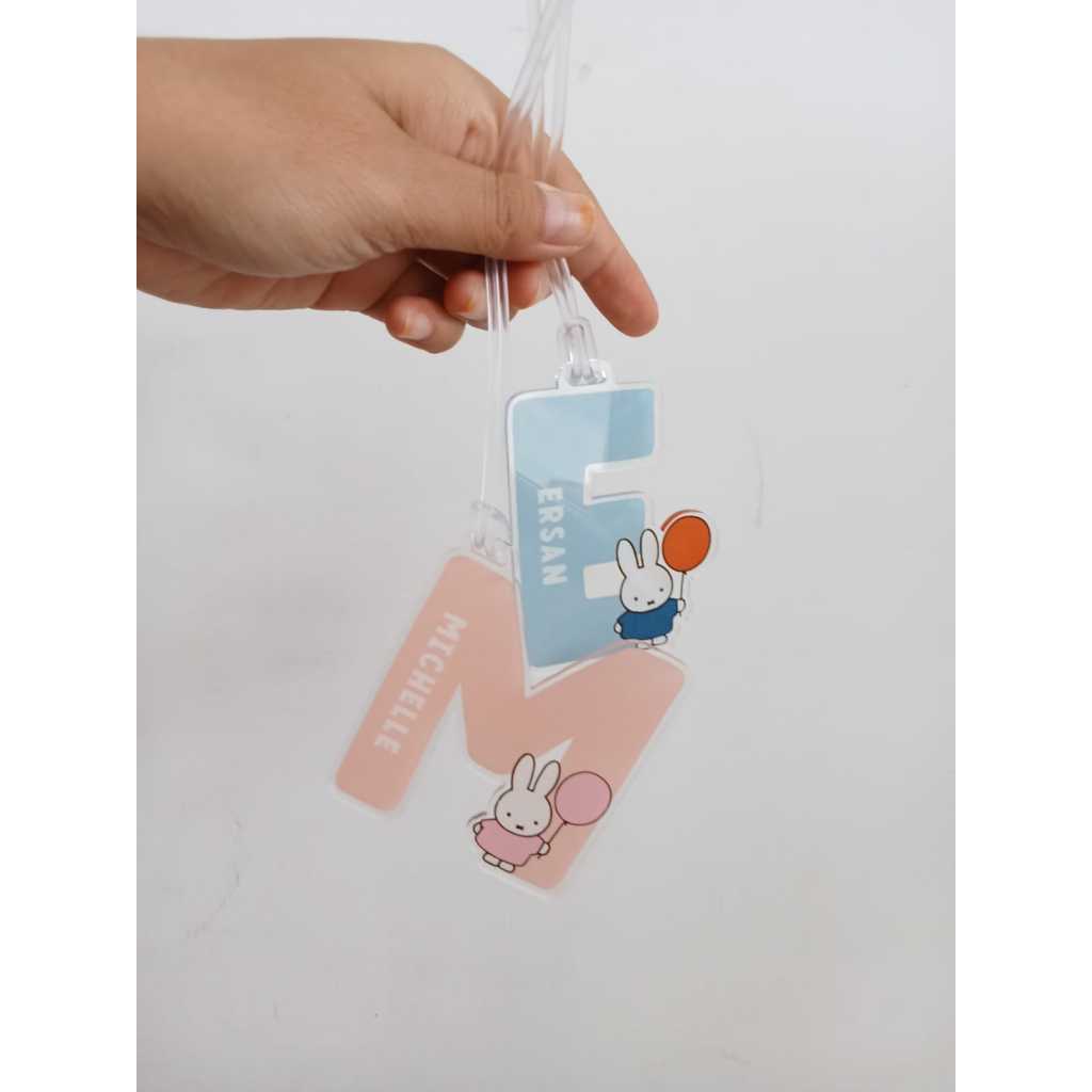 GUNDAN MIFFY BIRLING TAG / BAG HANGER / MIFFY KEYCHAIN / MUFFY PRINTING GIFT / TODAYS WEDDING SOUVEN