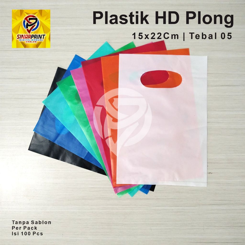 HD Plong Plastic 15x22 cm Packing Olshop Shopping Bag Packing