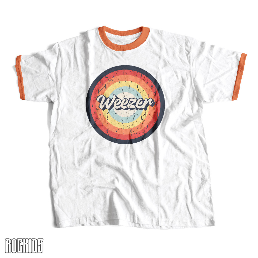 Weezer - ringer tee - weezer เสื้อยืดผู้ใหญ่และเด็ก - weezer เสื้อยืด - เสื้อยืดเด็ก weezer - weezer