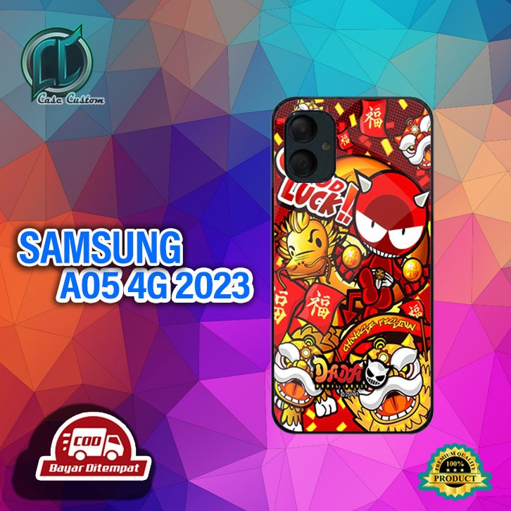 เคส SAMSUNG A05 4G 2023 ใช้ได้กับโทรศัพท์ทุกประเภท ยัง [ GRAVITY Motif] _เคสเงาล่าสุด _เคสแบบกําหนดเ