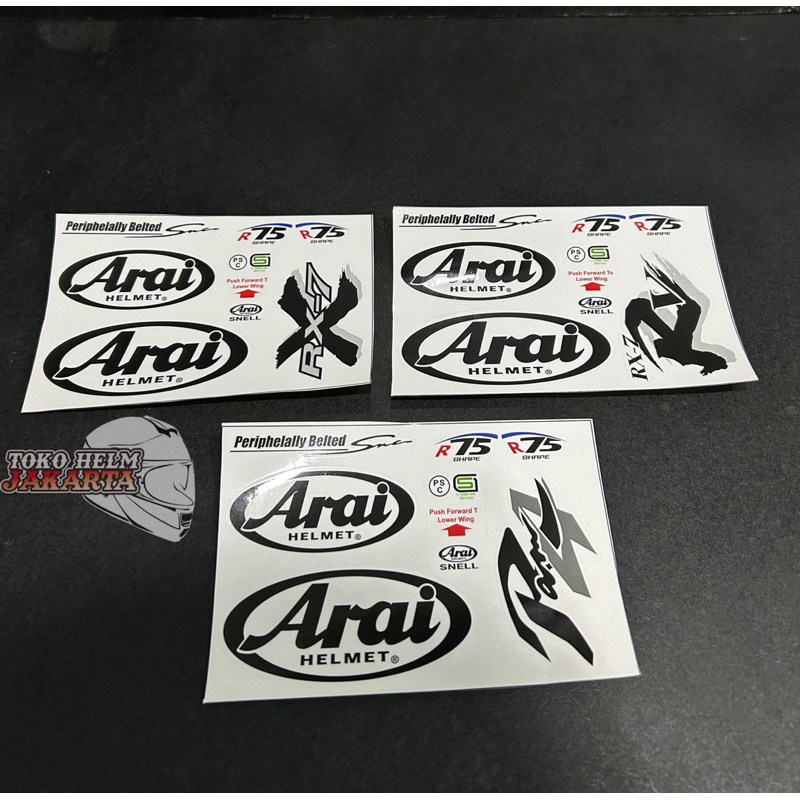 Arai Ram 4/ VZ /RX7 ชุดสติ๊กเกอร์พรีเมี่ยม