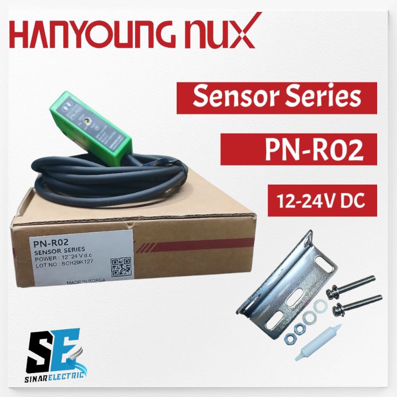 PN-R02 Sensor Series 12-24V DC Hanyoung Nux