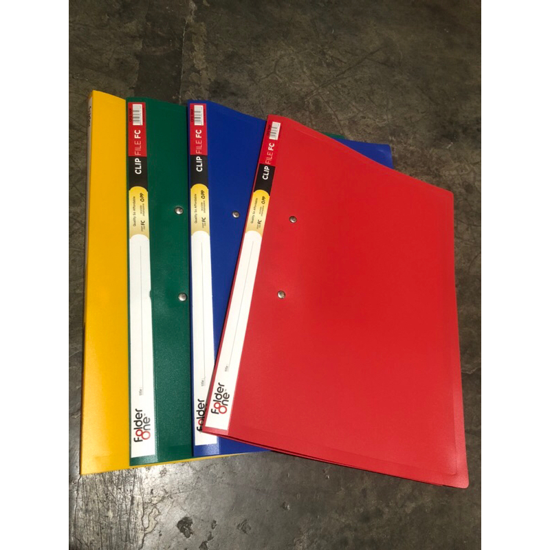 WHOLESALE 6 ชิ้นคลิปแฟ้ม FOLDER ONE // พลาสติก FOLDER // folio ข้อมูล FOLDER