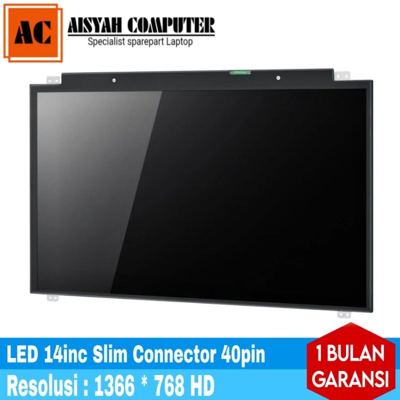 แผงแล็ปท็อป LED LP140WH2-TLC1 LP140WH2-TLA3 LP14WH8-TLA1 LP140WHU-TLA1 - HD 14inc