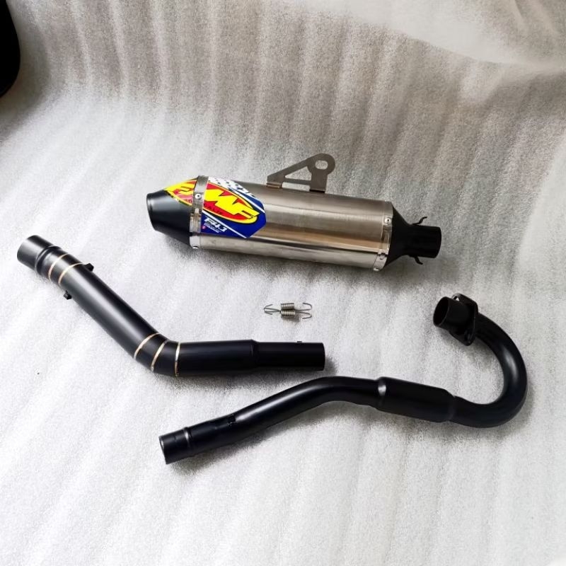 38 มม.ข้อศอกขนาดใหญ่ท่อไอเสีย Norifumi สีดําสําหรับ XR 200xr 150 CRF 150 L Xtz 125 Xtz 150 Klx 150 k