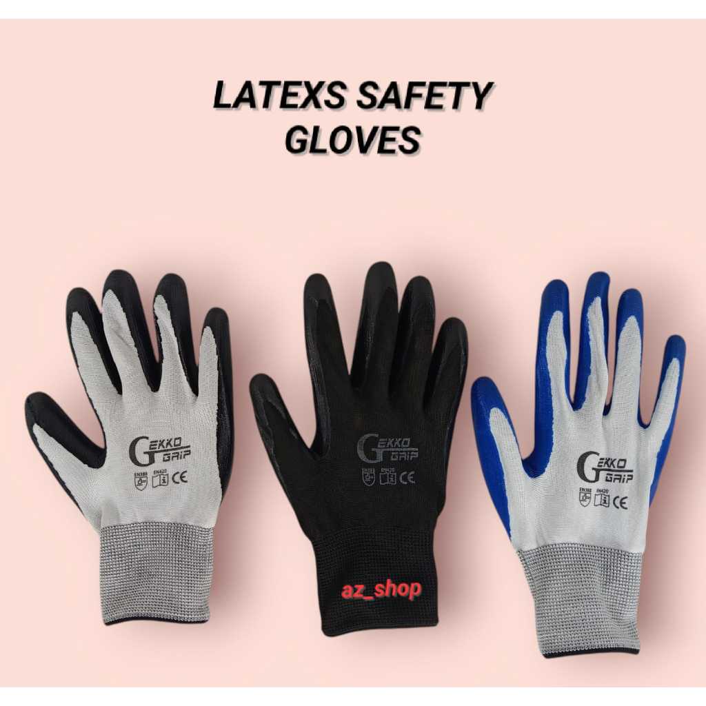 WHOLESALE 1 DOZEN LATEX TANAGN GLOVES/PROJECT WORK GLOVES