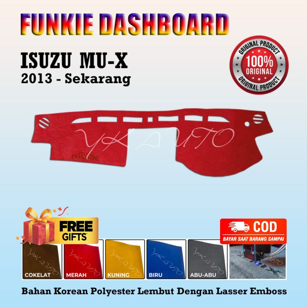 Funkie Dashboard MUX Cover Dashboard Isuzu MU-X Dashboard Dashboard