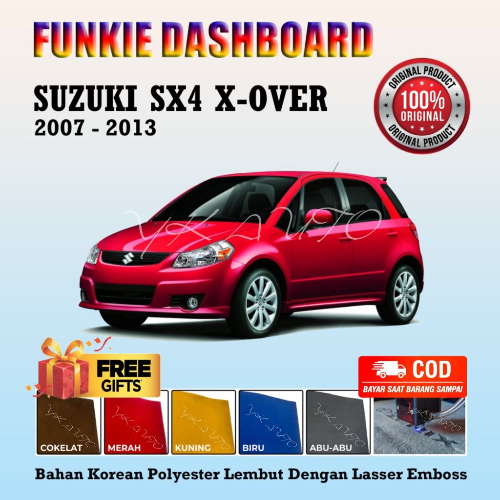 Funkie Dashboard SX4 XOver Cover Dashboard Suzuki SX4 X-Over Dashboard Dashboard