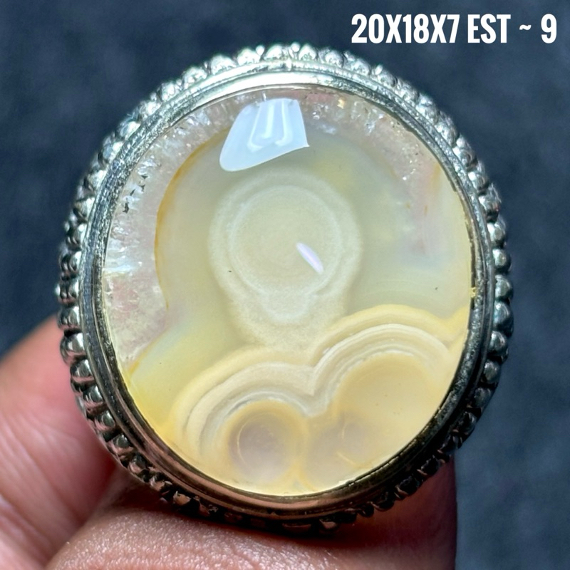 NATURAL STONE AGATE STONE ICE PUSER