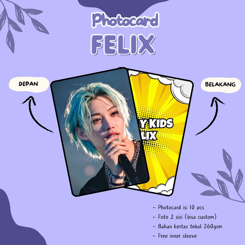 (10 ชิ้น) FELIX STRAY KIDS PHOTOCARDS