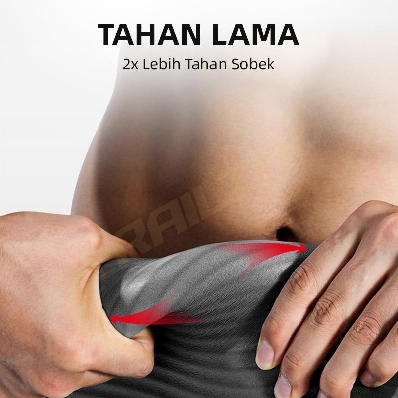 TrailTop Sports Mat เสื่อโยคะหนา 8/10 มม. NBR เสื่อโยคะกันลื่นอุปกรณ์ออกกําลังกายที่บ้าน