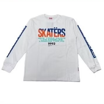B LONGSLEEVE JL USA 2 สีขาว-YB058