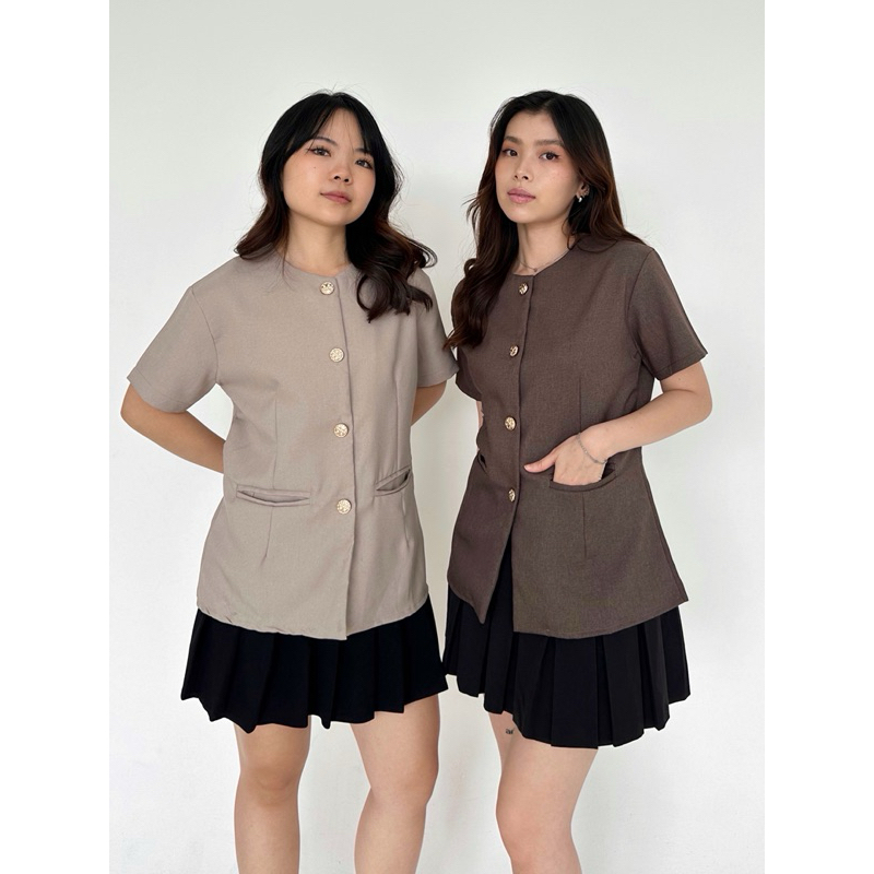 BODYESCAPE | Zena Blazer - เสื้อครอปแขนยาวผู้หญิง