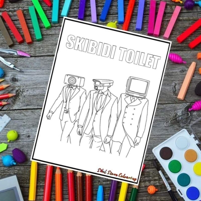กระดาษวาดเขียนระบายสีห้องน้ํา สกีบิดี บรรจุ 10 แผ่น / กระดาษวาดเขียนแบบหนาสามารถใช้สีน้ํา, สพริดอล และดินสอสี