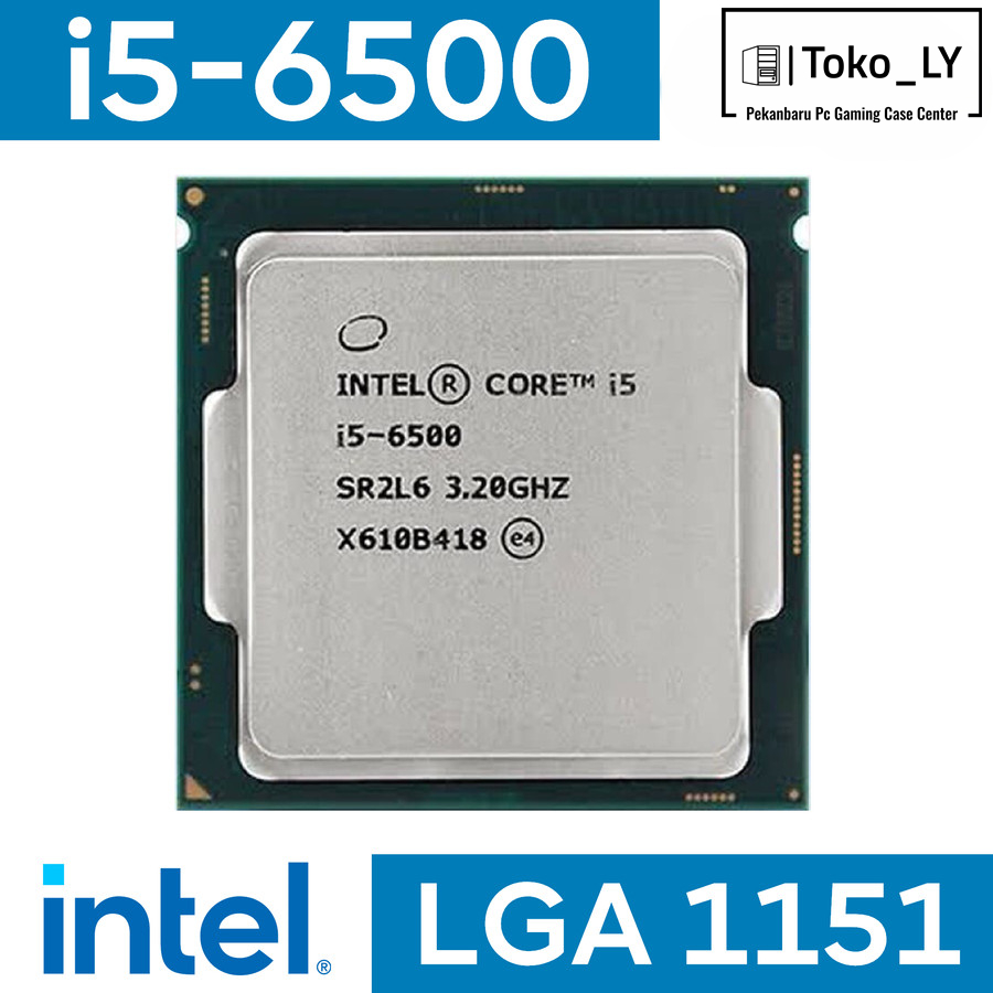 โปรเซสเซอร์ Intel Core i5 6500 ซ็อกเก็ตถาด 1151 Skylake Gen 6 Ci5 - 6500