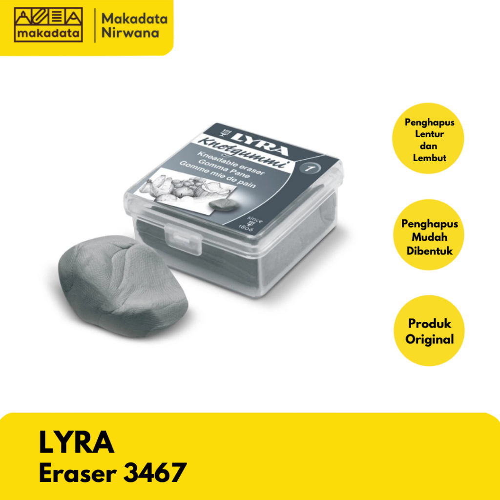 LYRA KINEADABLE ERASER CLAY/PLASTIC ERASER 3467 (1 ชิ้น)