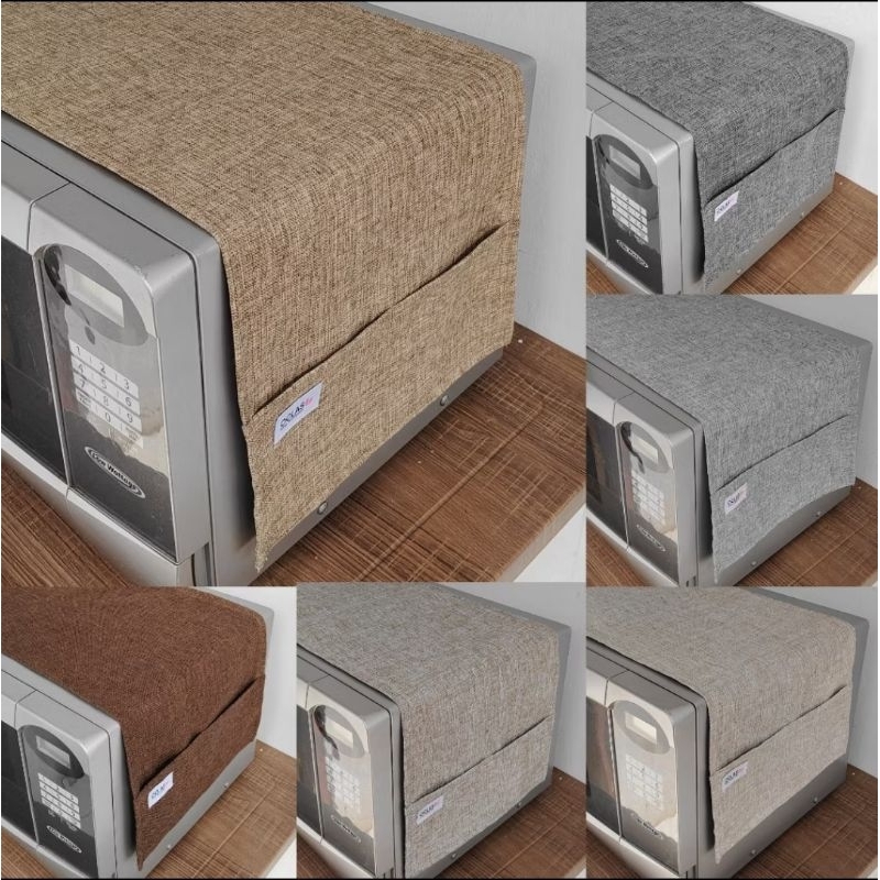 PLAIN DENIM OVEN MICROWAVE COVER / MICROWEVE CLOTH / AESTHETIC MICROWEVE OVEN COVER