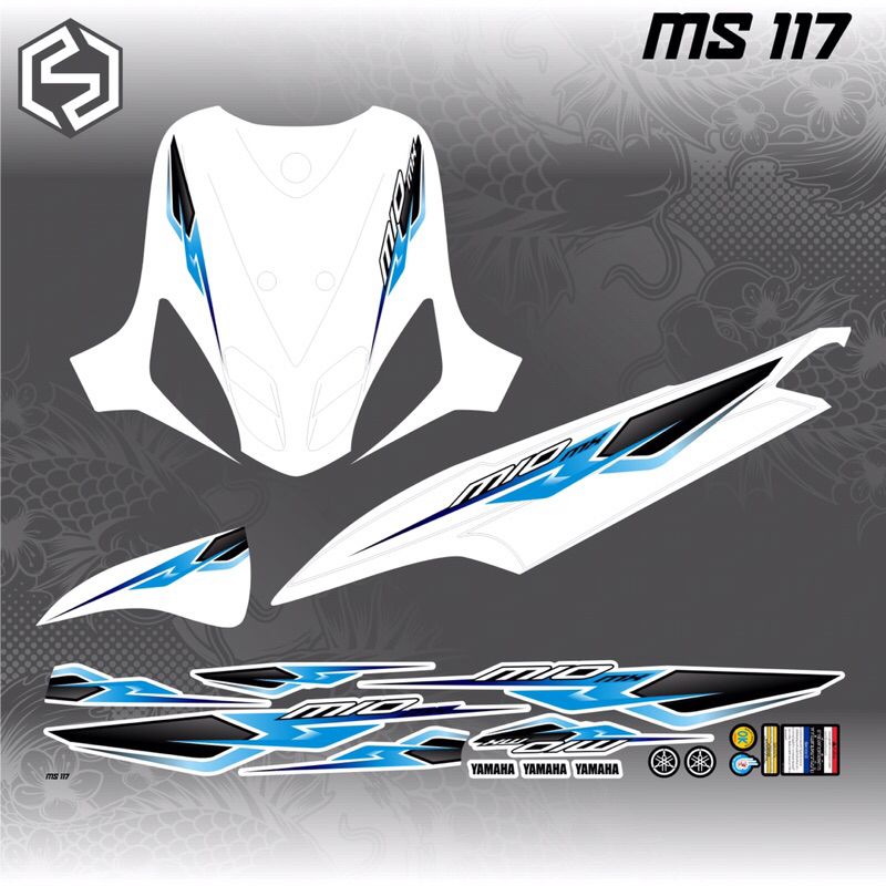 STRIPING VARIATIONS THAILAND MIO SPORTY / MIO SMILE MS 117 / MS 122
