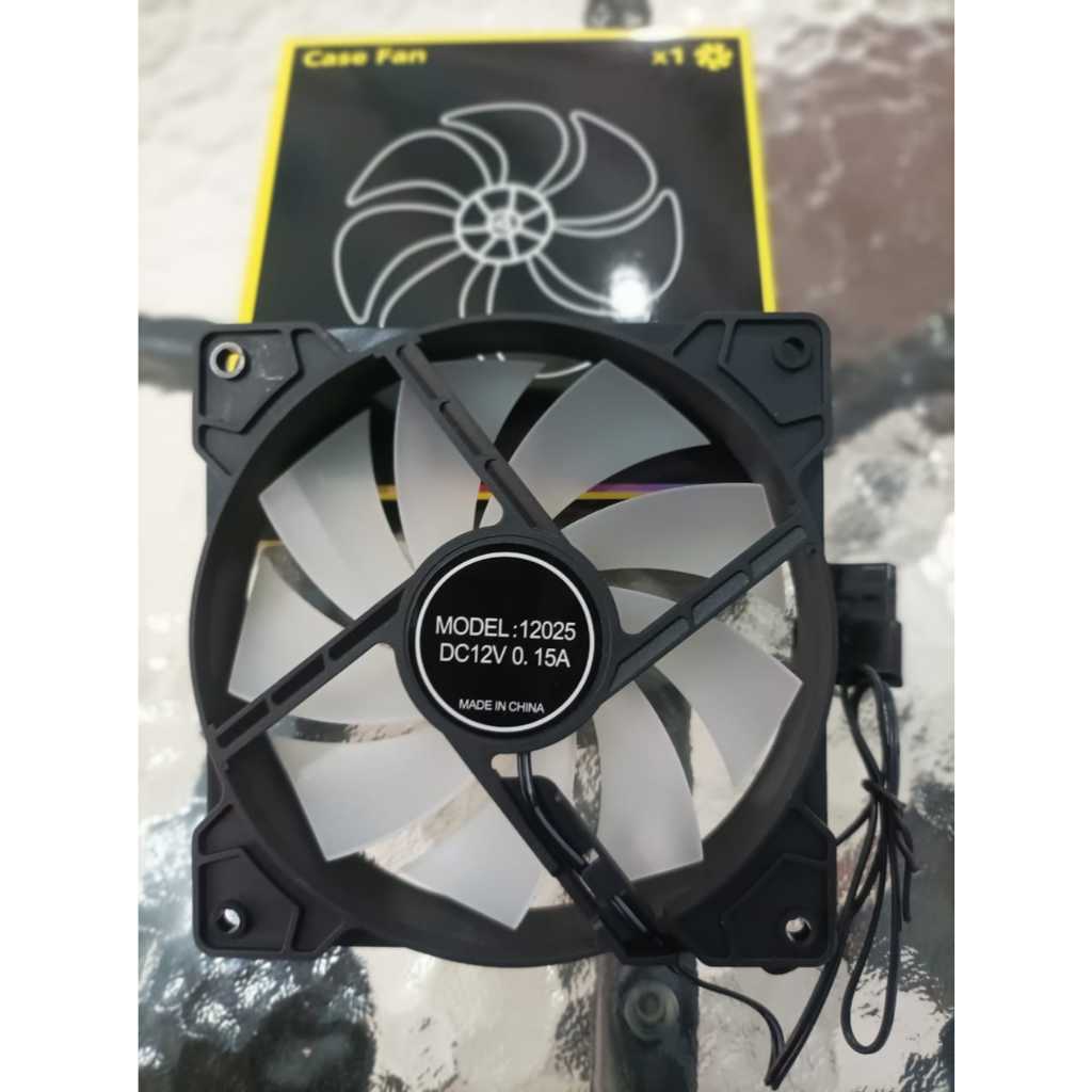 พัดลมรุ่น 12025 DC12V 0 15A \ พัดลมเคส