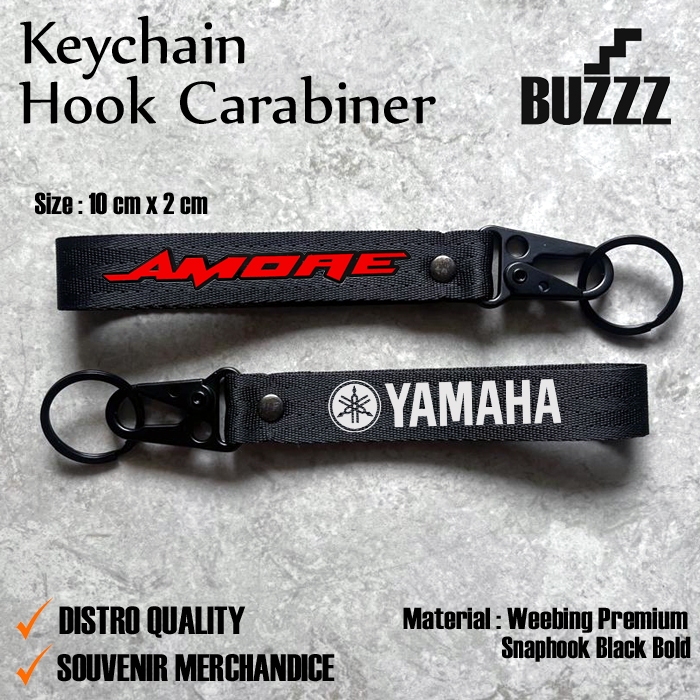 GANTUNGAN AMORE KEY - YAMAHA AMORE KEY CHAIN - AMORE CARABION - YAMAHA AMORE HOOK