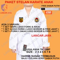 (ฟรีเข็มขัด) INKAI GAP Karate Uniform for karate ชุดศิลปะการต่อสู้ INKAI Karate เสื้อ l