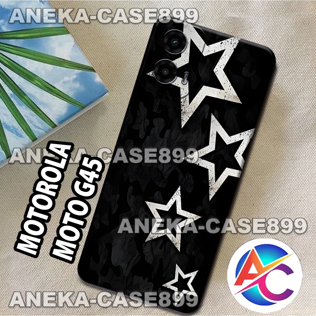 AC48/Softcase Procamera Hp Motorola Moto G45 Star Motif Quality Case - Silicone Casing - Can C0D