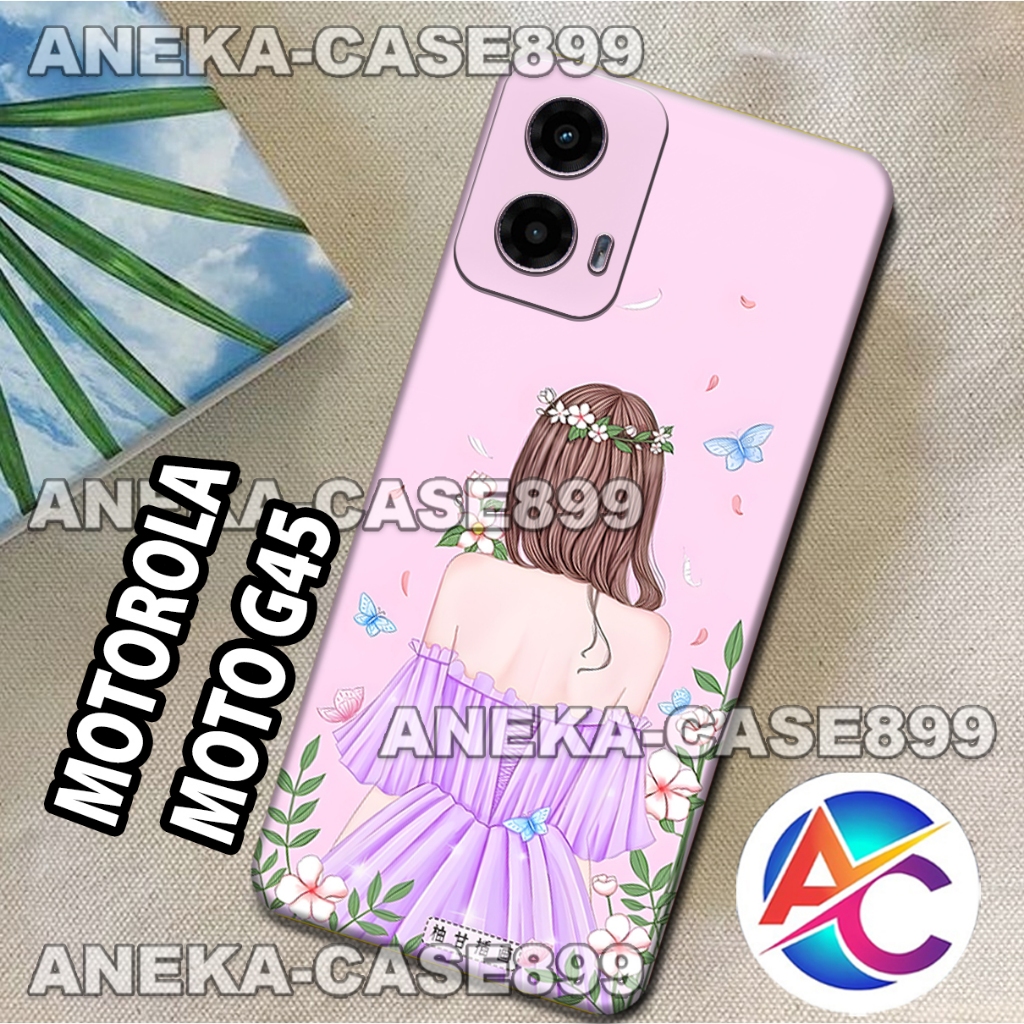 AC51/Softcase Procamera Hp Motorola Moto G45 Motif Cawek Quality Case - Silicone Casing - Can C0D