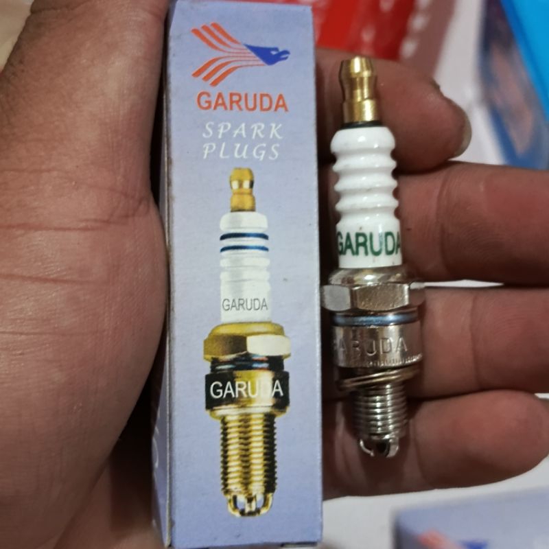 (1L) GARUDA A7TC-3 3 LEGS 4T AUTOMATIC DUCK SPARK PLUG สําหรับ Yamaha Jupiter z Mio Suzuki Smash Sho