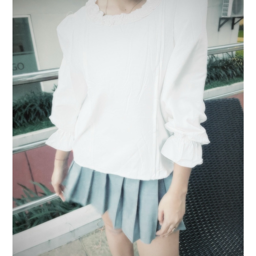 Yvaine - Dyra Top - เสื้อเบลาส์พองหรูหรา